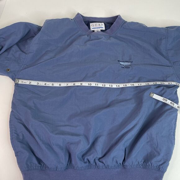 Vintage Painted Desert Pullover Jacket, Medium, Blue, Gear, V Neck, Lightweight - Picture 5 of 7
